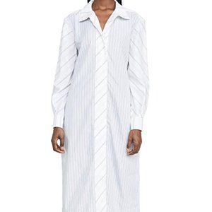 Ganni Women's Shirting Cotton Dress NWT
